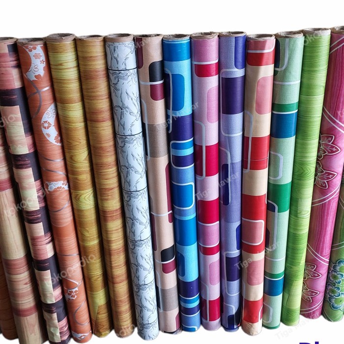 Terbaru Karpet Lantai Plastik Pvc/Karpet Lantai Vynil 1Roll 17 Meter/Alas Meja Terlaris