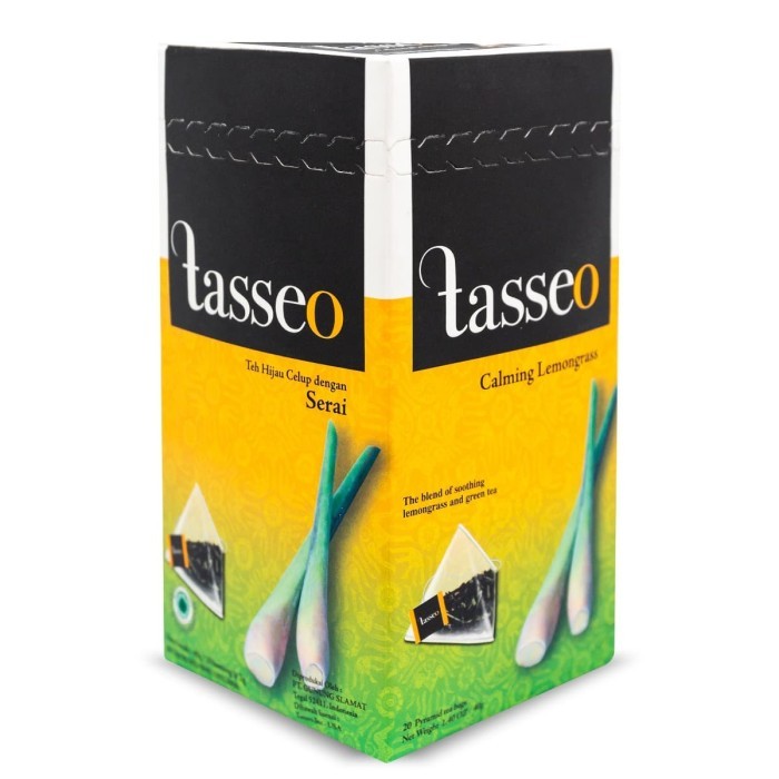 

Tasseo Calming Lemongrass 20 Bags - Premium Tea Bag