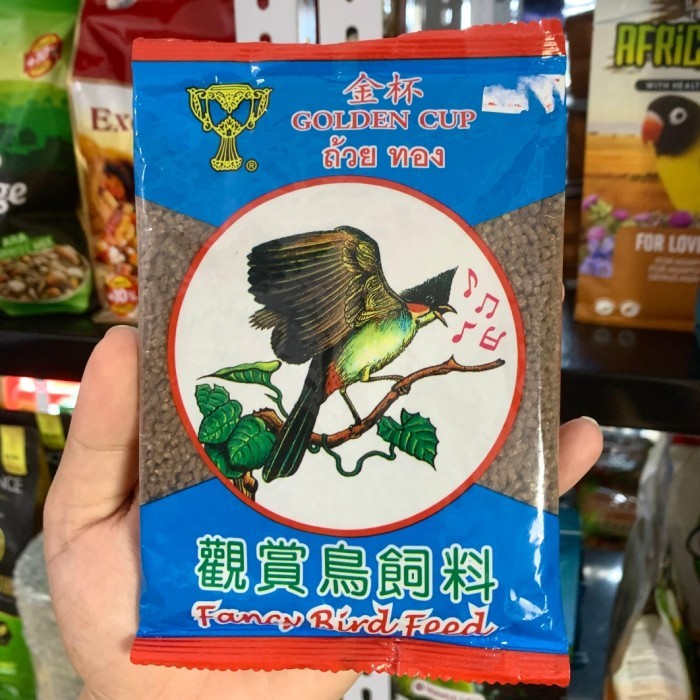 Golden Cup Bird Food Special Pakan Kutilang Jambul Merbah Trucuk Cucakrawa Dll Avr-Th-0339