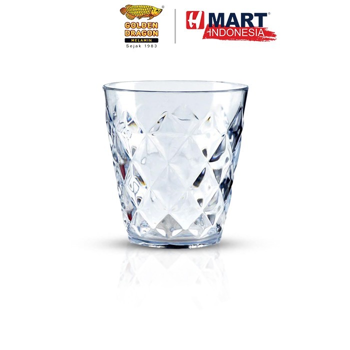 

Golden Dragon Houseware Crystal Glass Cup - Gelas Minuman Plastik 1Pcs