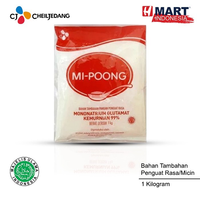 

Cj Mi-Poong - Bahan Tambahan Pangan Penguat Rasa - Micin Halal 1Kg