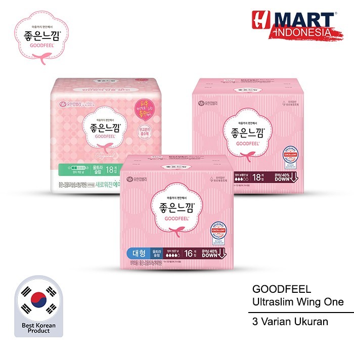 

Goodfeel Ultraslim Wing One - Pembalut Wanita Korea