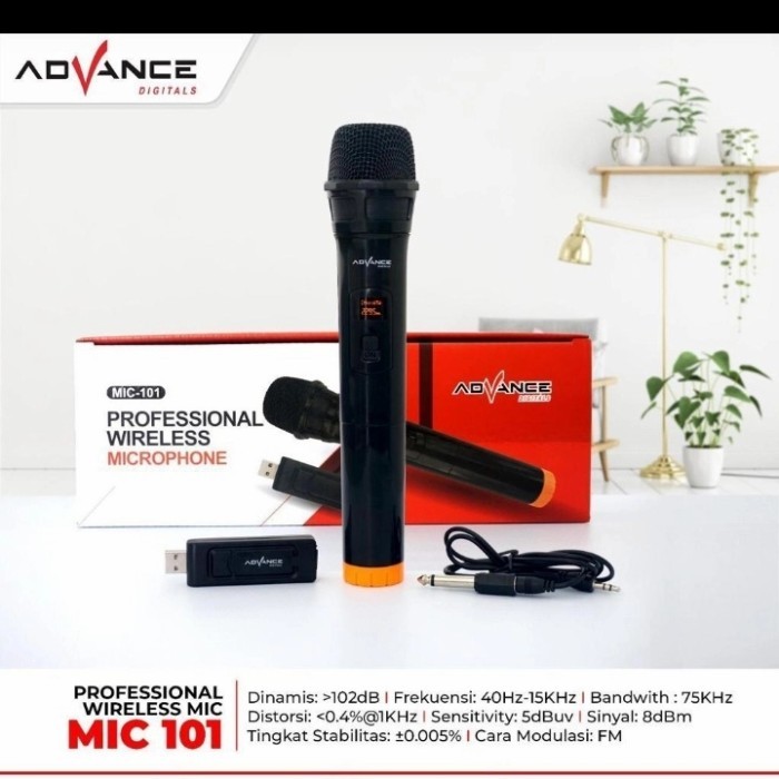 MIC PROFESIONAL WIRELESS ADVANCE MIC 101
