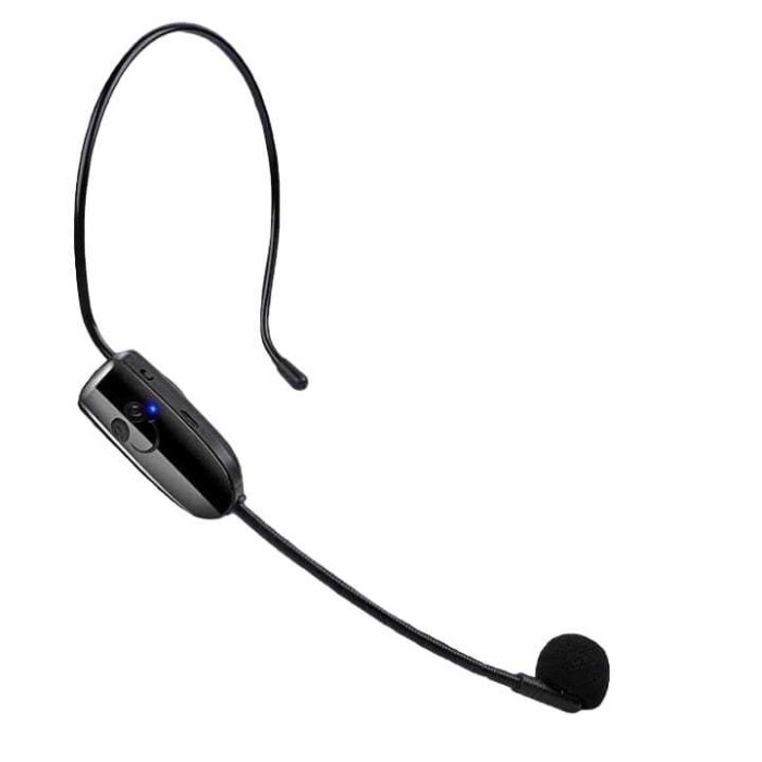 Microphone Wireless Call Center Headset with Transmitter