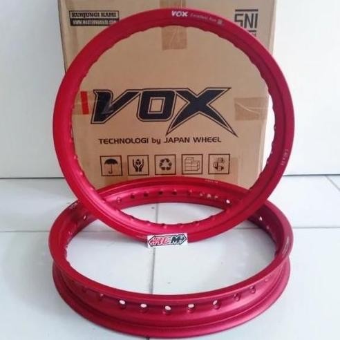 VELG VELK VELEG PELEG RING RIM 14X140 14X160 RING 14 X 140 160 WARNA MERAH ORIGINAL VOX BUKAN PSW TK