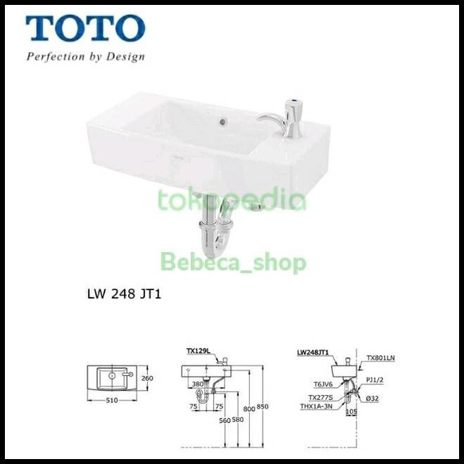 Wastafel Toto Lw 248 Jt1