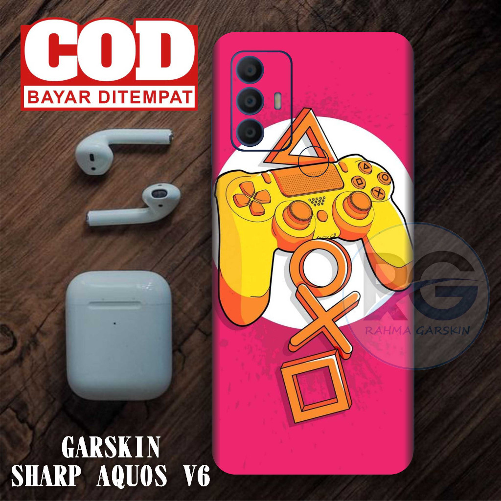 

Terlaris Sharp Aquos V6 Garskin Stiker Custom Case Laminasi Tebal COD