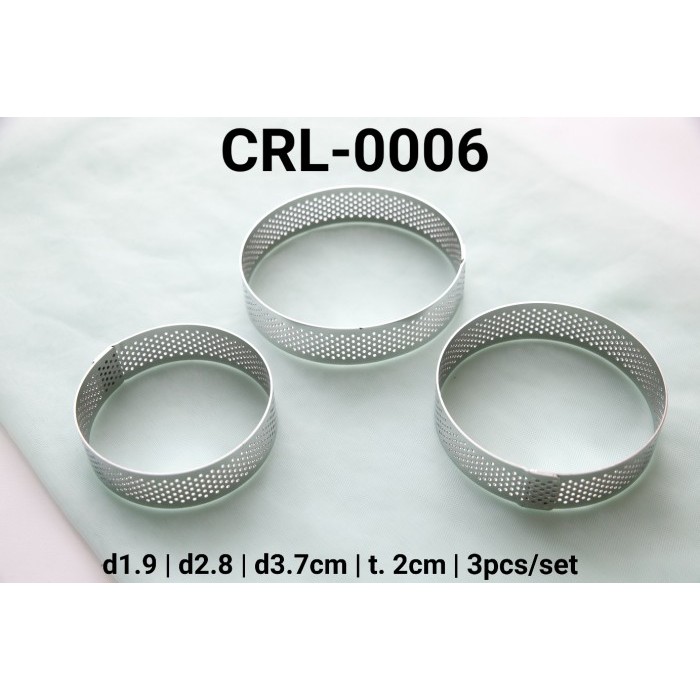 

READY STOCK CRL-0006 LAIN - LAIN CETAKAN PIE RING CUTTER LOYANG PIE STAINLESS
