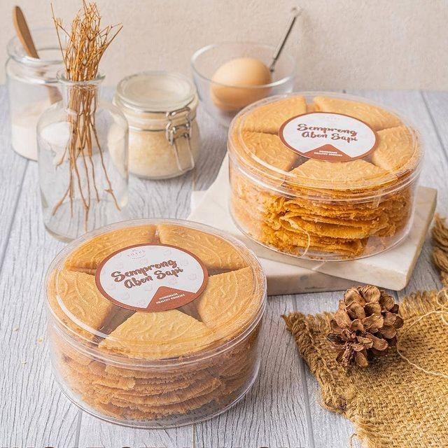 

New! Semprong Abon Kue Kering Lebaran / Natal / CNY / Semprong Love Idul Fitri