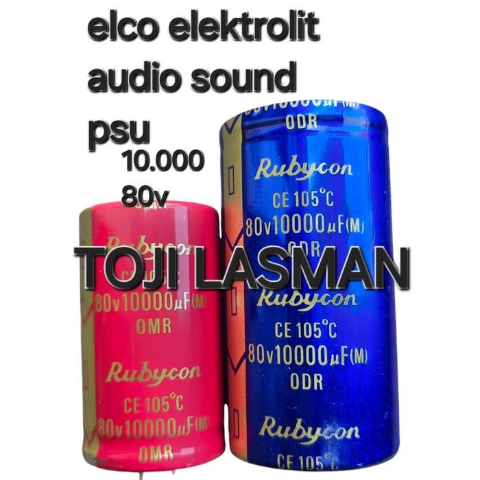 ( 10.000 uf 80v )    80v10000uf (m) 10000 80 v volt 10000uf 10.000uf odr omr  rubycon rubicon elko e