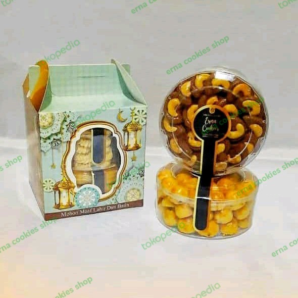

New! Paket Hampers Lebaran 2 Toples Kue Kering Idul Fitri
