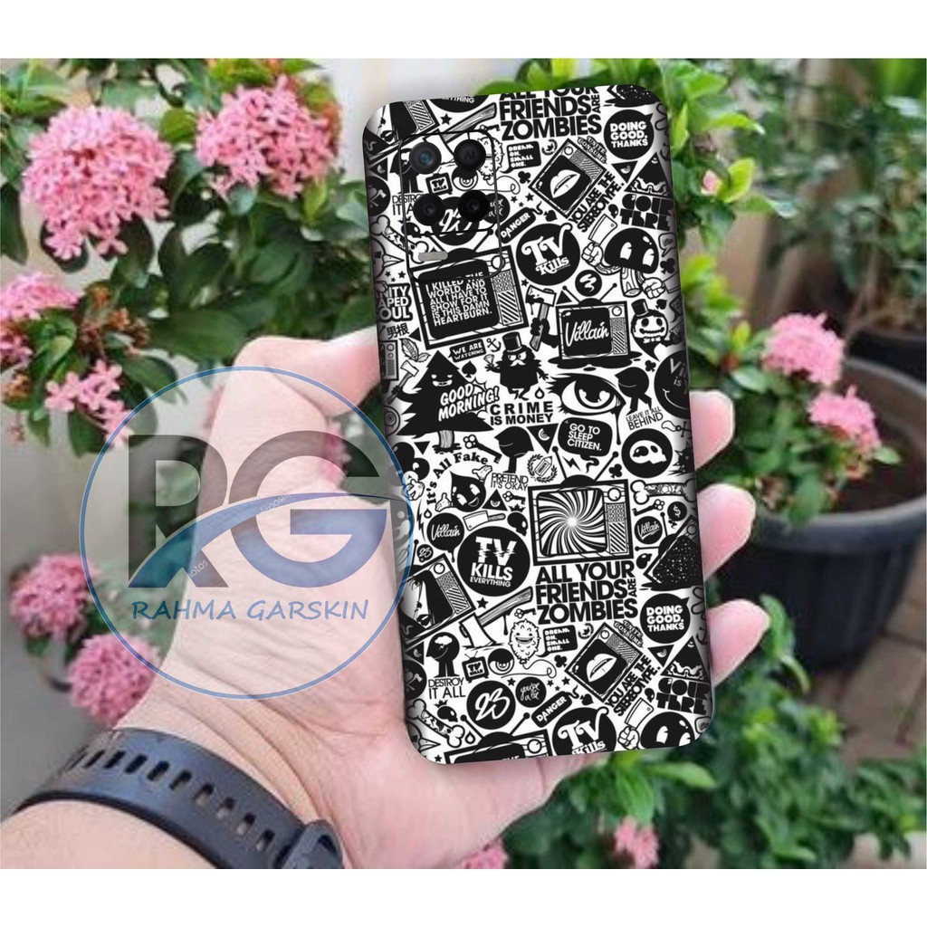 

Terlaris Realme 8 5G Garskin Stiker Custom Case Laminasi Tebal COD