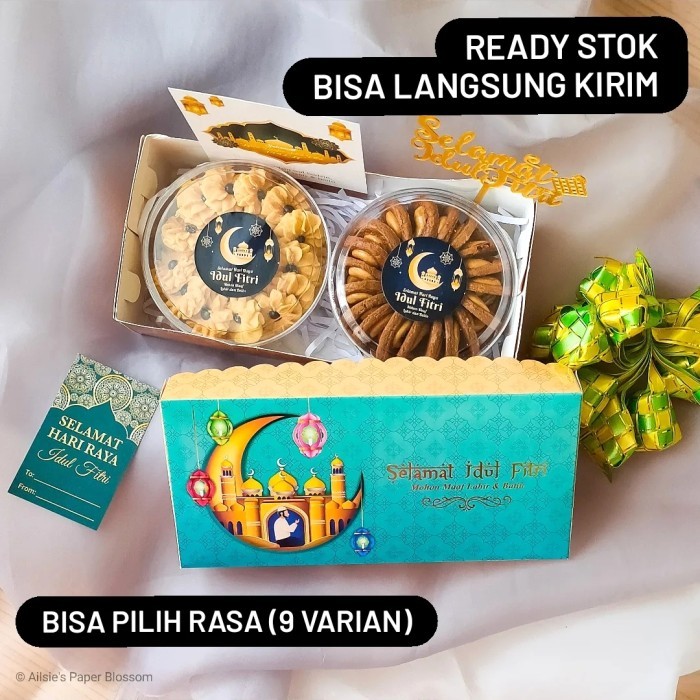 

New! Hampers Lebaran isi 2 Toples - Parsel Kue Kering Idul Fitri Idul Fitri