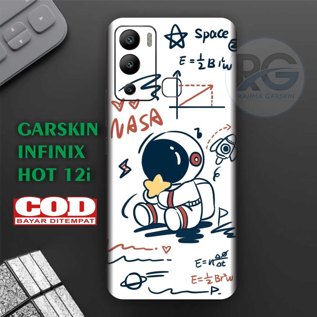 

Terlaris Infinix Hot 12i Garskin Stiker Custom Case Laminasi Tebal COD