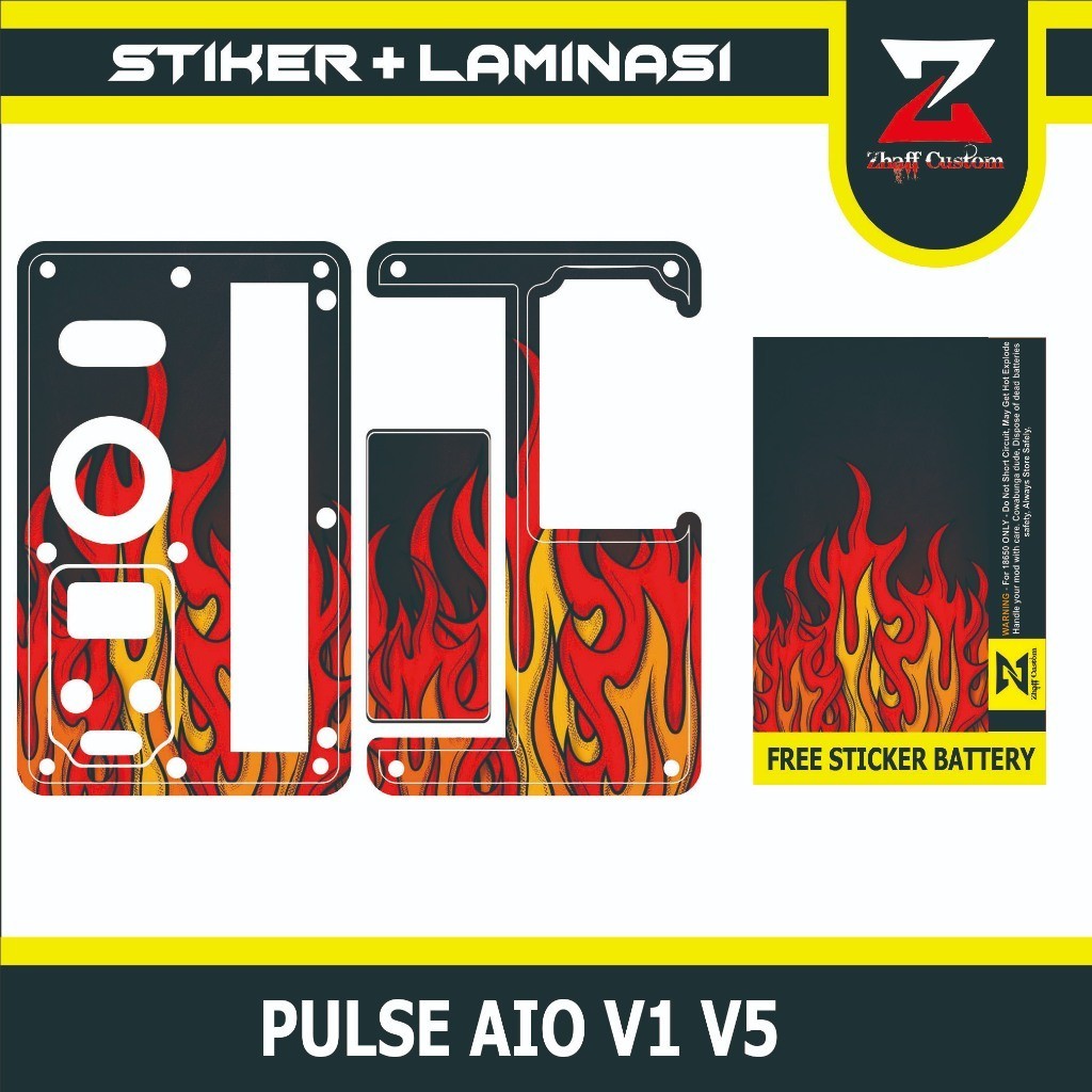 

Terlaris Zhaff Pulse Aoi Mini Pro Kit Garskin Stiker Custom Case Laminasi Tebal COD