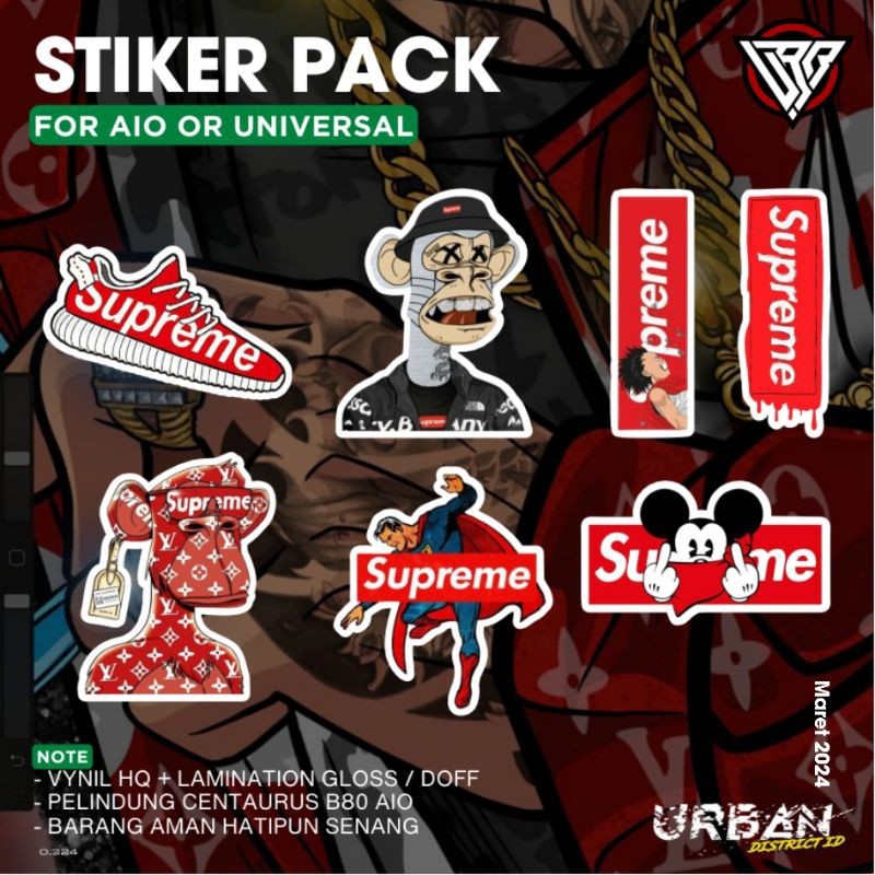 

Terlaris Urb Style Stiker Pack Aio Or All In One Fashion Brand By Urban District Id Garskin Custom Case Laminasi Tebal COD