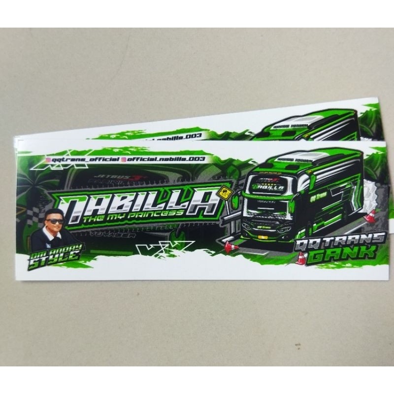 

Terlaris Stiker Nabilla Anti Air Asli 1 Pcs Garskin Custom Case Laminasi Tebal COD