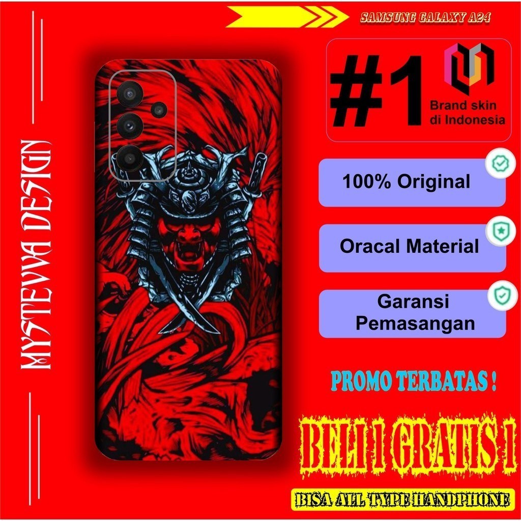 

Terlaris Samsung A24 Terbaru Anti Jamur 3d Garskin Stiker Custom Case Laminasi Tebal COD