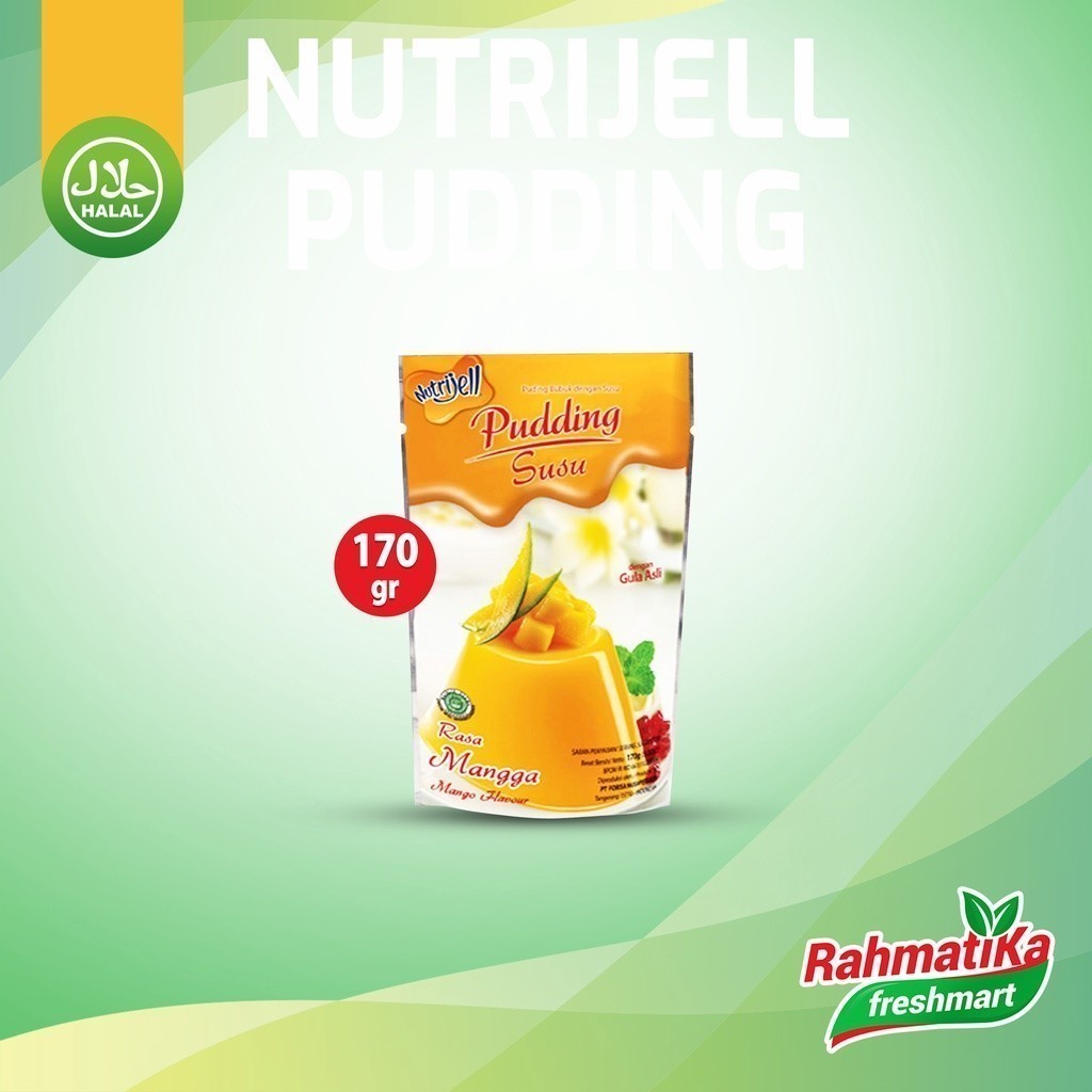 

Nutrijell Pudding Lapis Rasa Mangga 170 gram