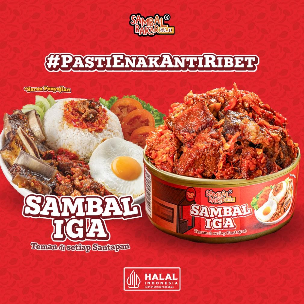 

SAMBAL BAKAR IGA 140 GR - SAMBAL BAKAR IBEN / SAMBAL BAKAR INDONESIA 100% HALAL