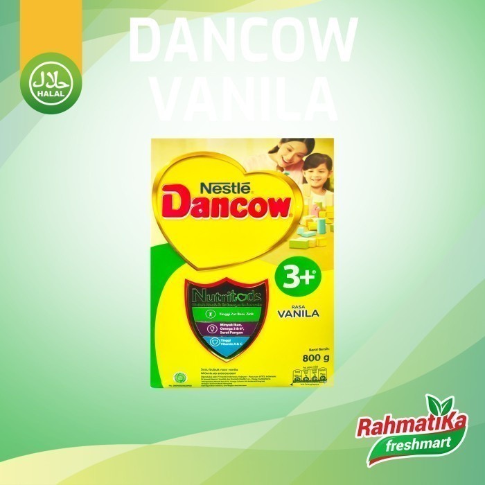 

Dancow 3+ Vanila Nutritods / Susu Dancow 3+ Rasa Vanila 750 gr