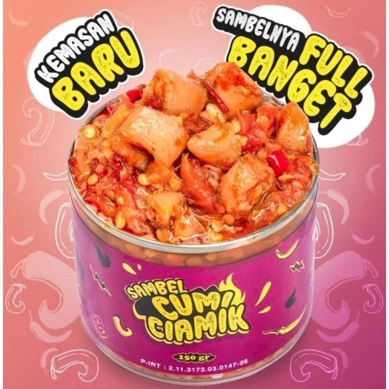 

Eatsambel - Cumi Ciamik 150 gr / Sambal Cumi Extra pedas 100% Halal