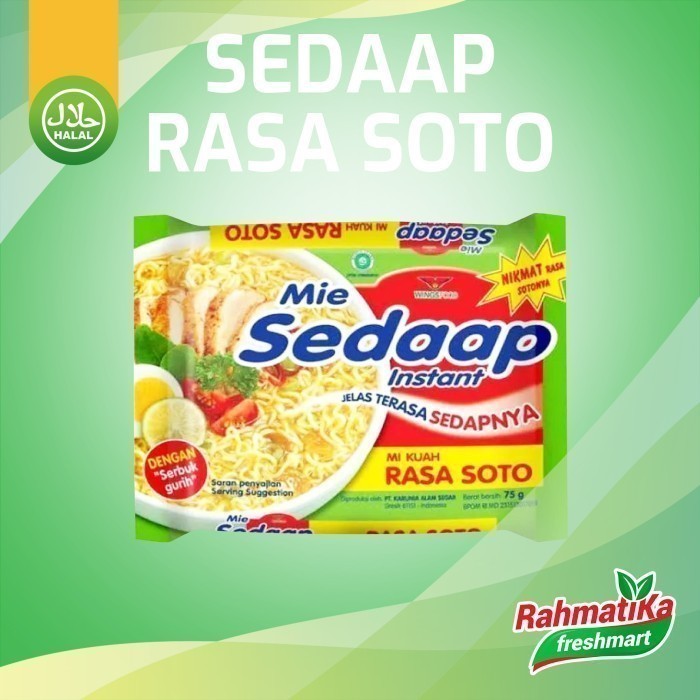 

Sedaap Mie Instan Rasa Soto 1 pcs