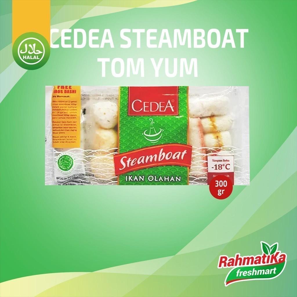 

Cedea Steamboat Tom Yum / Ikan Olahan Cedea 300 gram (Frozen Food)