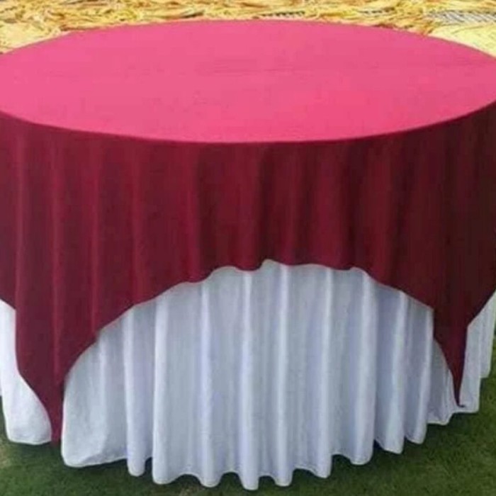 READY STOCK RUNNER TAPLAK MEJA BULAT