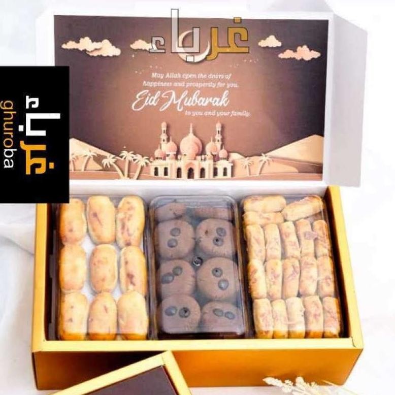 

Parcel Lebaran Paket Kue Kering Lebaran 1 Box Isi 3