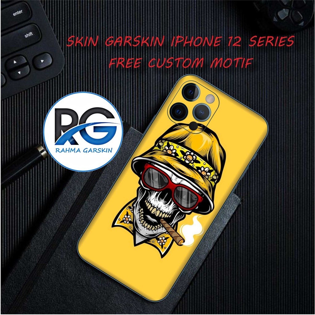 

Terlaris Iphone 12 Series Joker Garskin Stiker Custom Case Laminasi Tebal COD