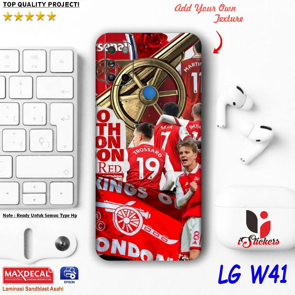 

Terlaris LG W41 Garskin Stiker Custom Case Laminasi Tebal COD