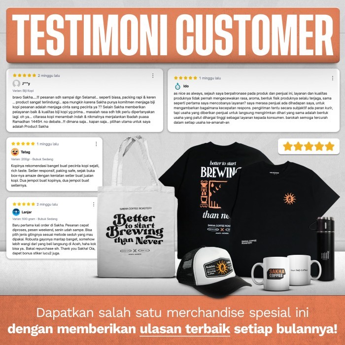 

Biji Kopi 75% Arabica Crema Espresso Blend By Sakha Coffee Roastery