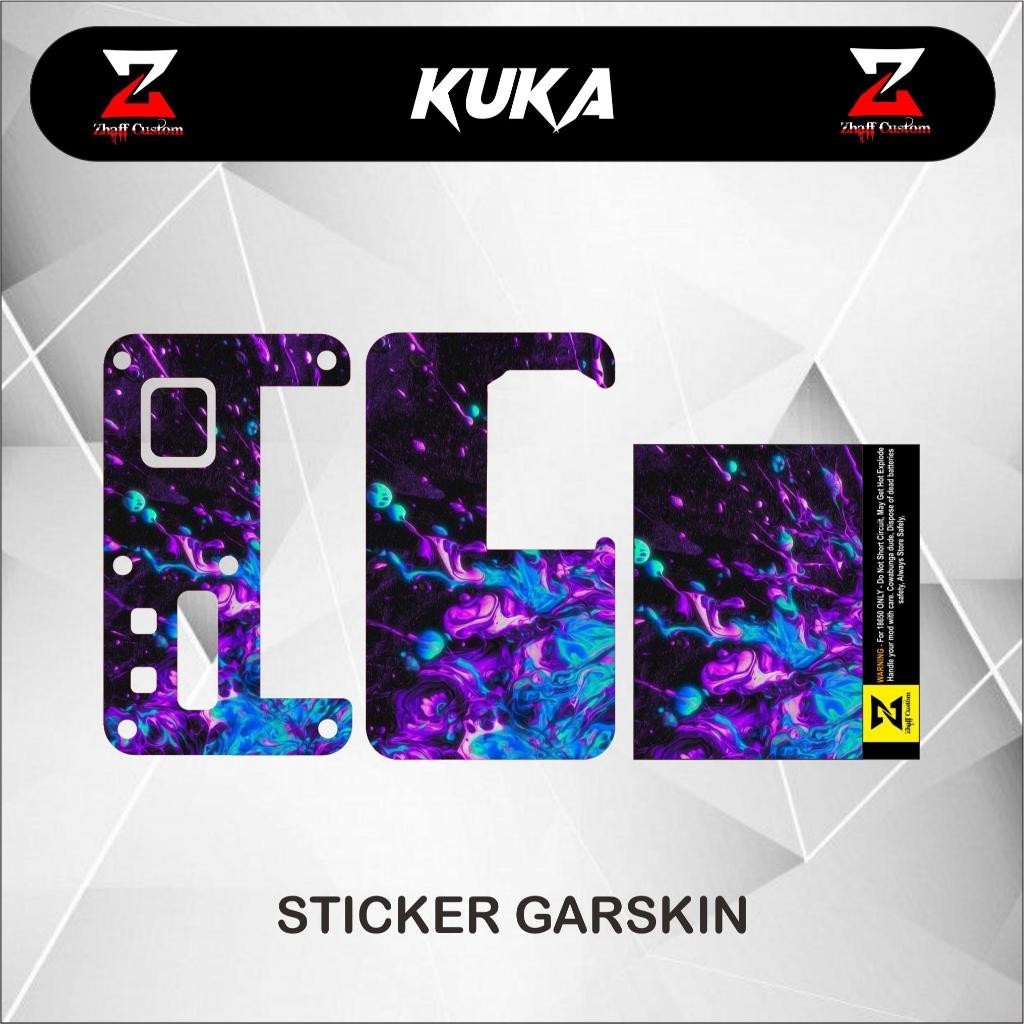 

Terlaris Zhaff New Acces Kuka Anti Luntur Garskin Stiker Custom Case Laminasi Tebal COD