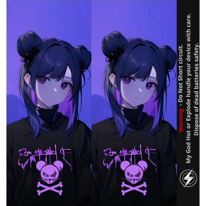 

Terlaris Famstore Stiker Wrap Baterai 18650 Vm Waifu V1 Dan Anti Gores Garskin Custom Case Laminasi Tebal COD