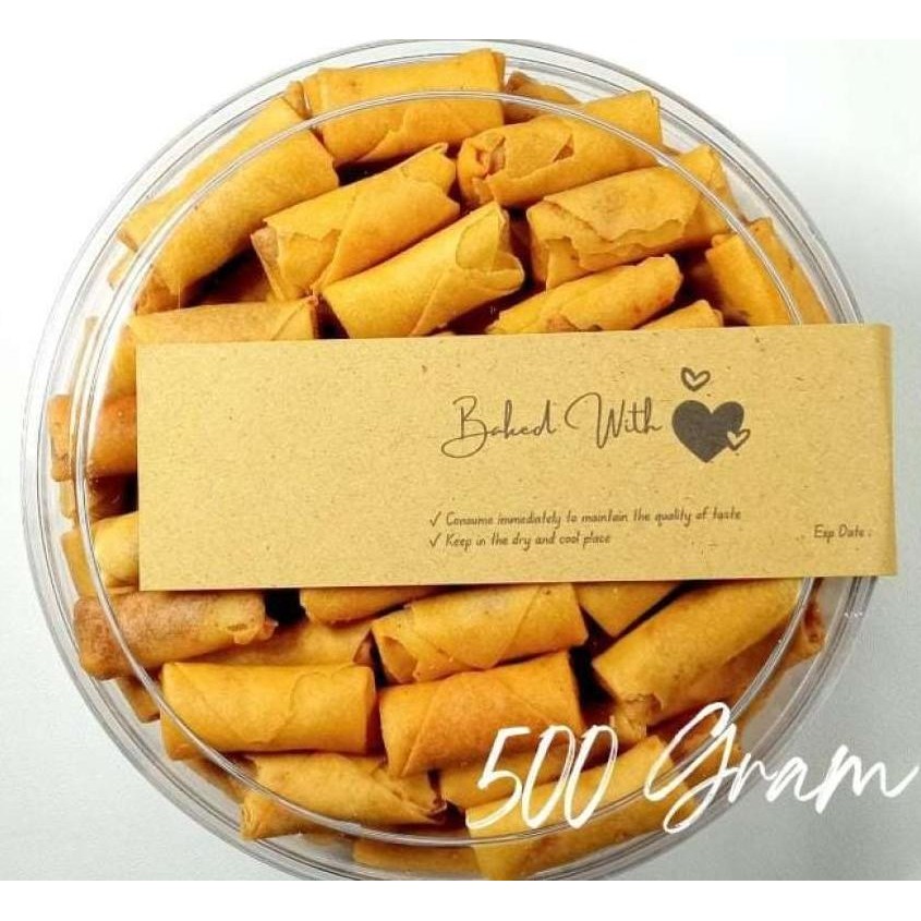 

Kue Kering Sumpia Udang Special Lebaran Natal Imlek Sincia Ramadhan 250 500gr Home Made Hangat