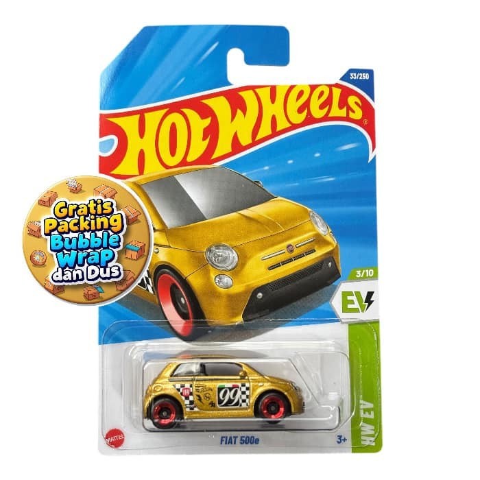 HOTWHEELS FIAT 500E GOLD LOT B 2025
