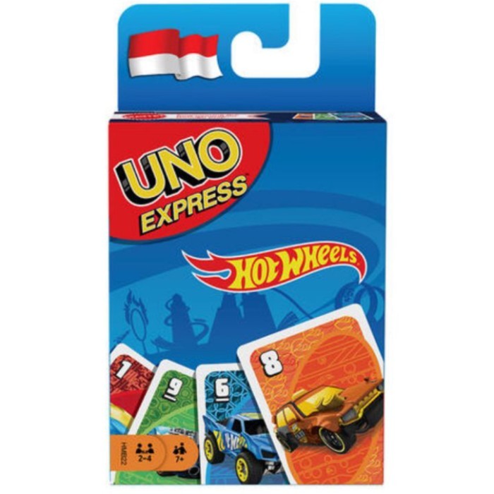 PERMAINAN MAINAN KARTU UNO EXPRESS HOT WHEELS CARD GAME MATTEL