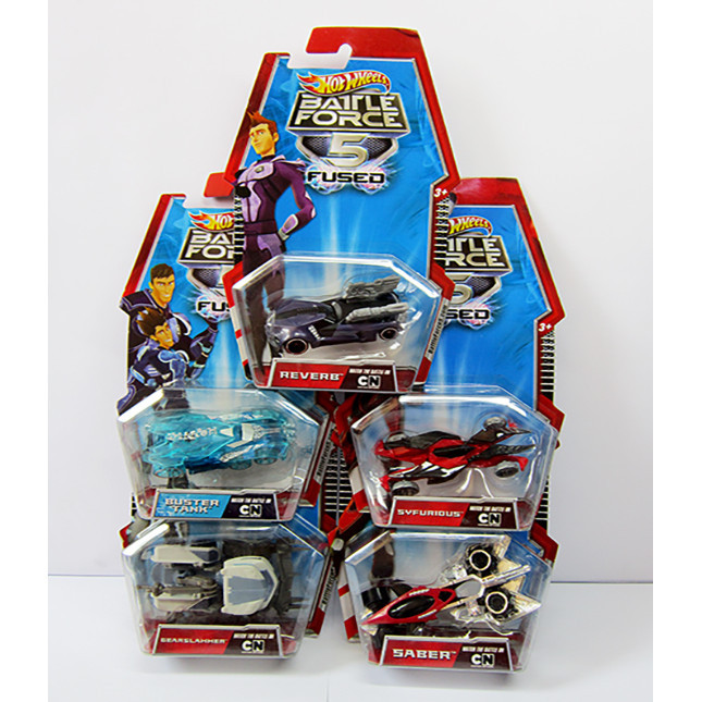 HOT WHEELS 1:64 BATTLE FORCE 5 FUSED