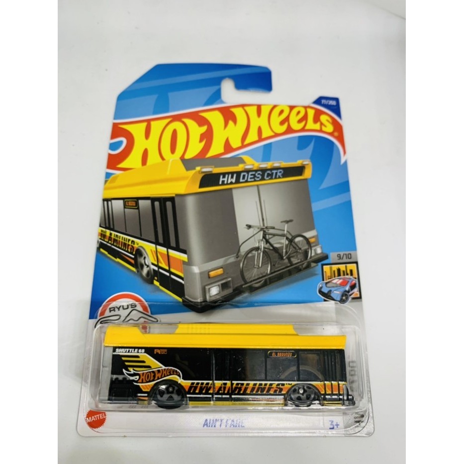 HOTWHEELS HOT WHEELS AIN'T FARE KUNING BUS BIS SEKOLAH HW METRO MOBIL