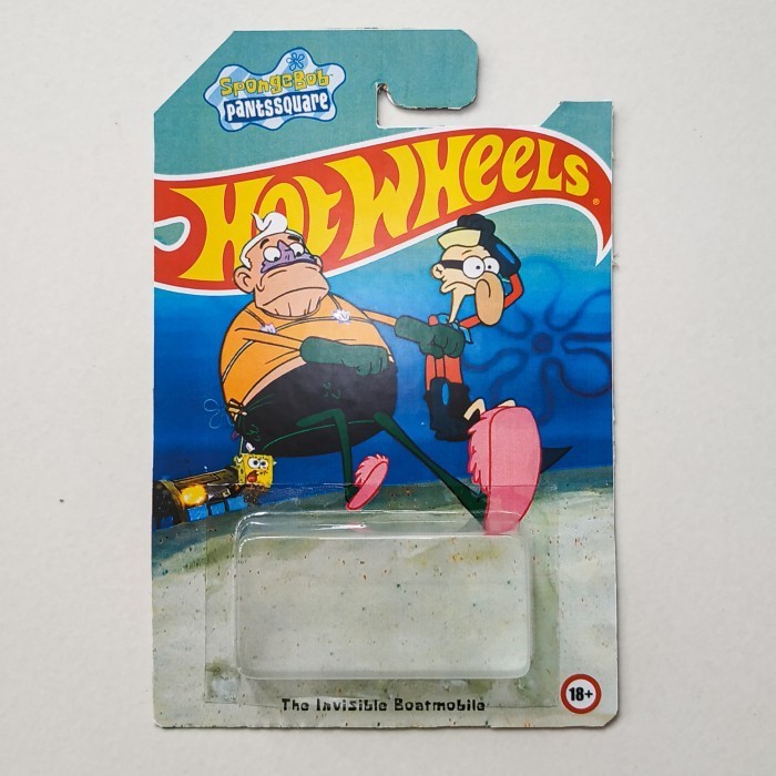 BOOTLEG HOT WHEELS INVISIBLE BOAT MOBILE MERMAID MAN AND BARNACLE BOY
