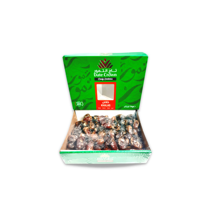 

Kurma Date Crown Khalas 1Kg Premium Box - Kurma Khalas Premium - Dates