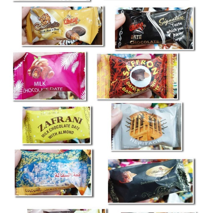 

Coklat Kurma Almond 1 Kg/500 Gr/Mix With Original Chocolate Arab Oleh2