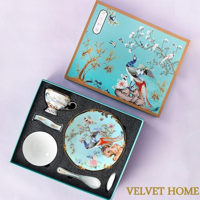 

Hampers Piring Gelas Burung Kado Parcel Imlek Wedding Natal lebaran ABD