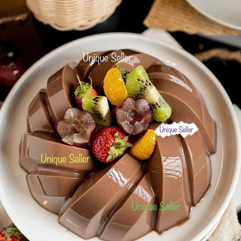 ORIGINAL 3 Lusin Cetakan Kue Kukus Plastik Agar Jelly Puding Kue Putu Ayu Talam Bunga Mawar Sakura T
