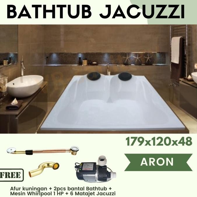 Bathtub Jacuzzi ARON Marble Bath Tub Minipool Spa Jacuzzi