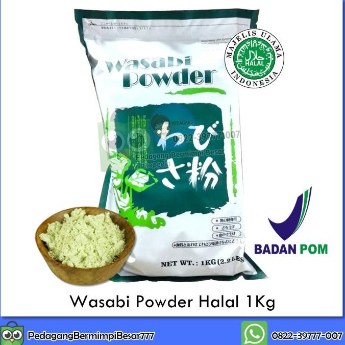 

Wasabi Powder Halal 1Kg | Wasabi Bubuk Halal 1Kg