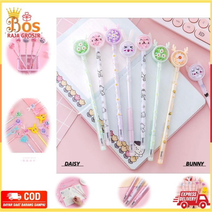 

Promo Pena Karakter Payet Gliter Bunny Lucu Black Ink Gel Pulpen Murah Gel Bolpen Gel Pastel Alat