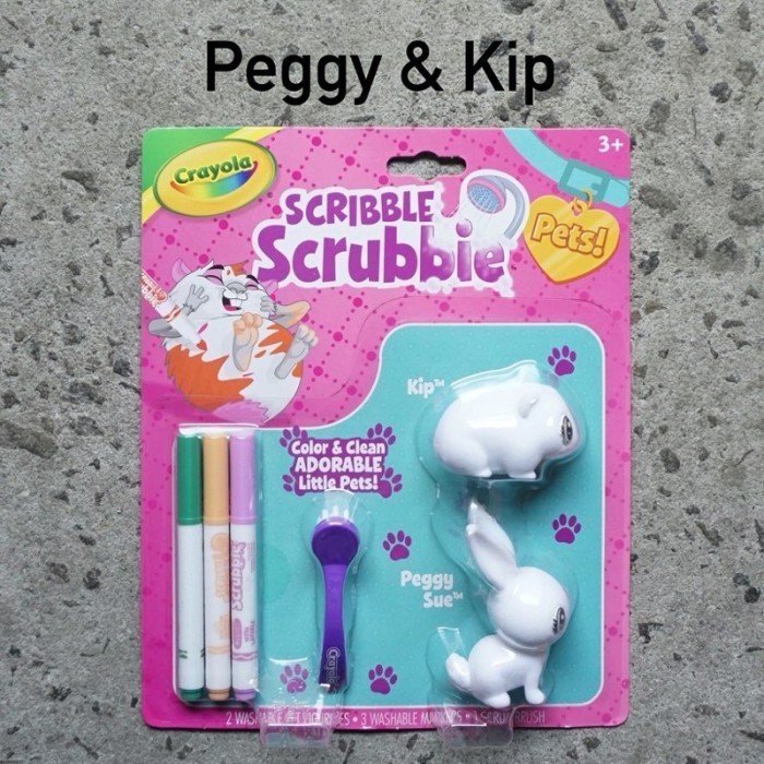 

Crayola Scribble Scrubbie Pets Color Washable Hamster Dog Cat Rabbit Harga Promo