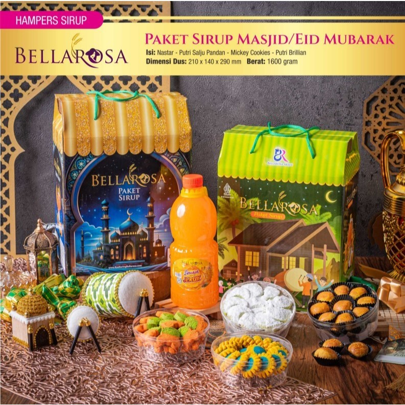 

NEW PRODUCT Hampers Parcel Lebaran Ramadhan idul fitri Bellarosa Series Toples Kue kering Kacang